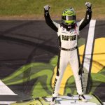 Byron wins NASCAR Cup race at Iowa with fuel running out