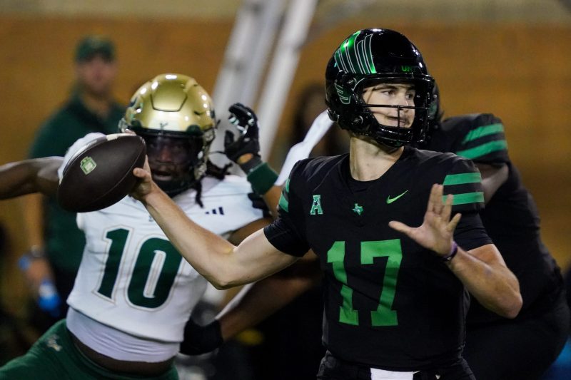 How North Texas QB went from high school backup to nation’s leading passer