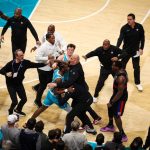 Wild Pistons-Hornets brawl breaks out. Four players ejected